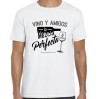 Camiseta "Vino y amigos, la mezcla perfecta" Camiseta "Vino y amigos, la mezcla perfecta"