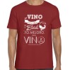 Camiseta "El vino mejora con la edad, yo mejoro con el vino" Camiseta "El vino mejora con la edad, yo mejoro con el vino"