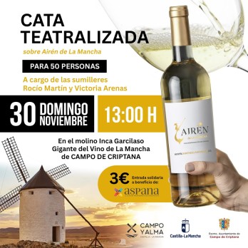 Cata Teatralizada 30 de noviembre 13:00 H - Campo de Criptana