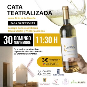 Cata Teatralizada 30 de noviembre 11:30 H - Campo de Criptana