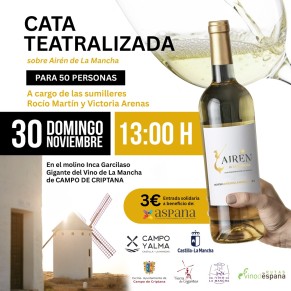 Cata Teatralizada 30 de noviembre 13:00 H - Campo de Criptana