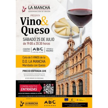 Cata Vino y queso 25 de julio 19:00 - Madrid - ABC Serrano